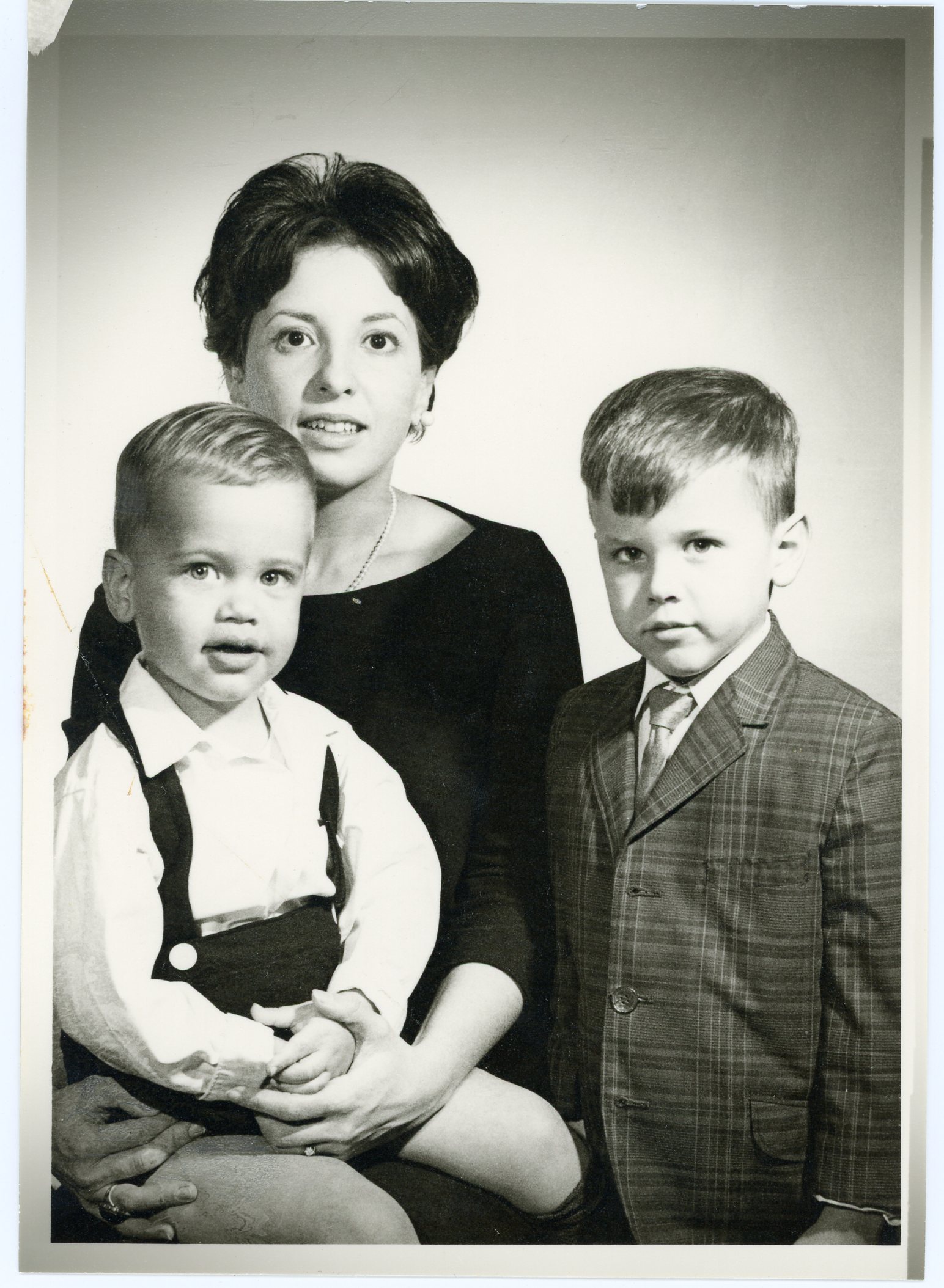 Diana Johnson with sons